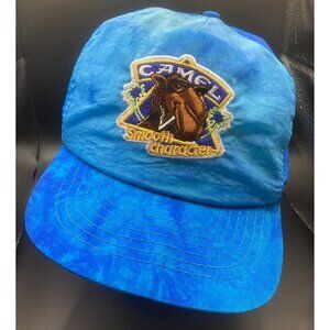 Vintage Joe Camel Cigarettes Smooth Character SnapBack Hat Blue